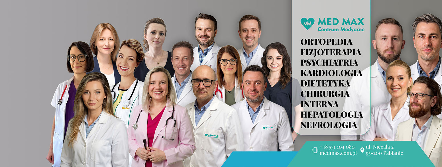 Zespół Centrum Medycznego Med Max w Pabianicach